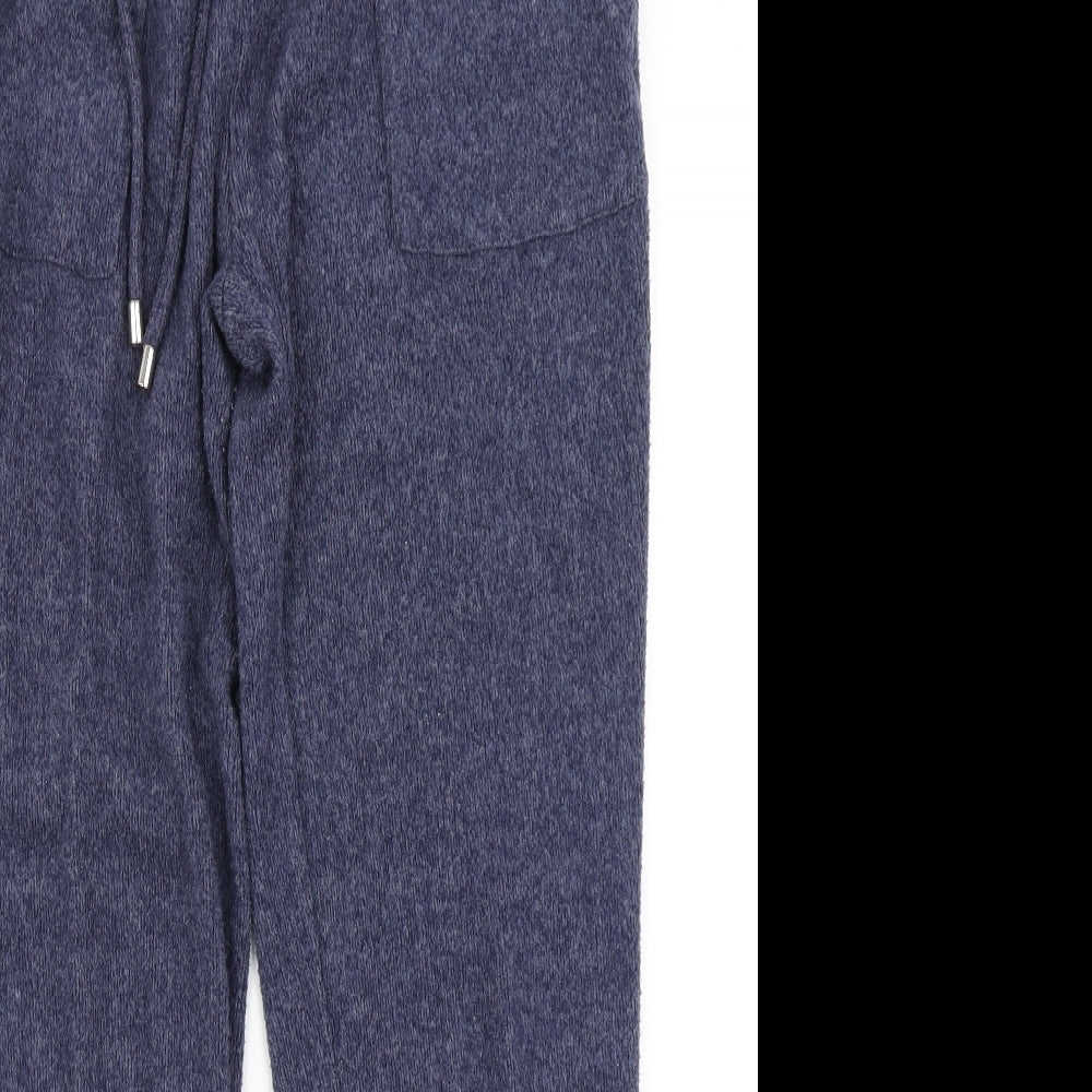 Nutmeg Womens Blue   Jogger Trousers Size 8 L25 in