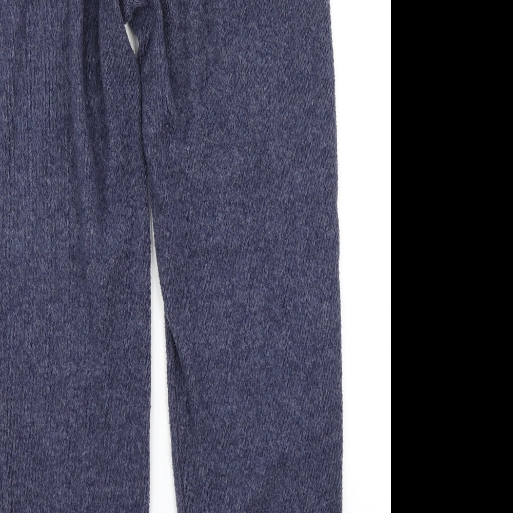 Nutmeg Womens Blue   Jogger Trousers Size 8 L25 in