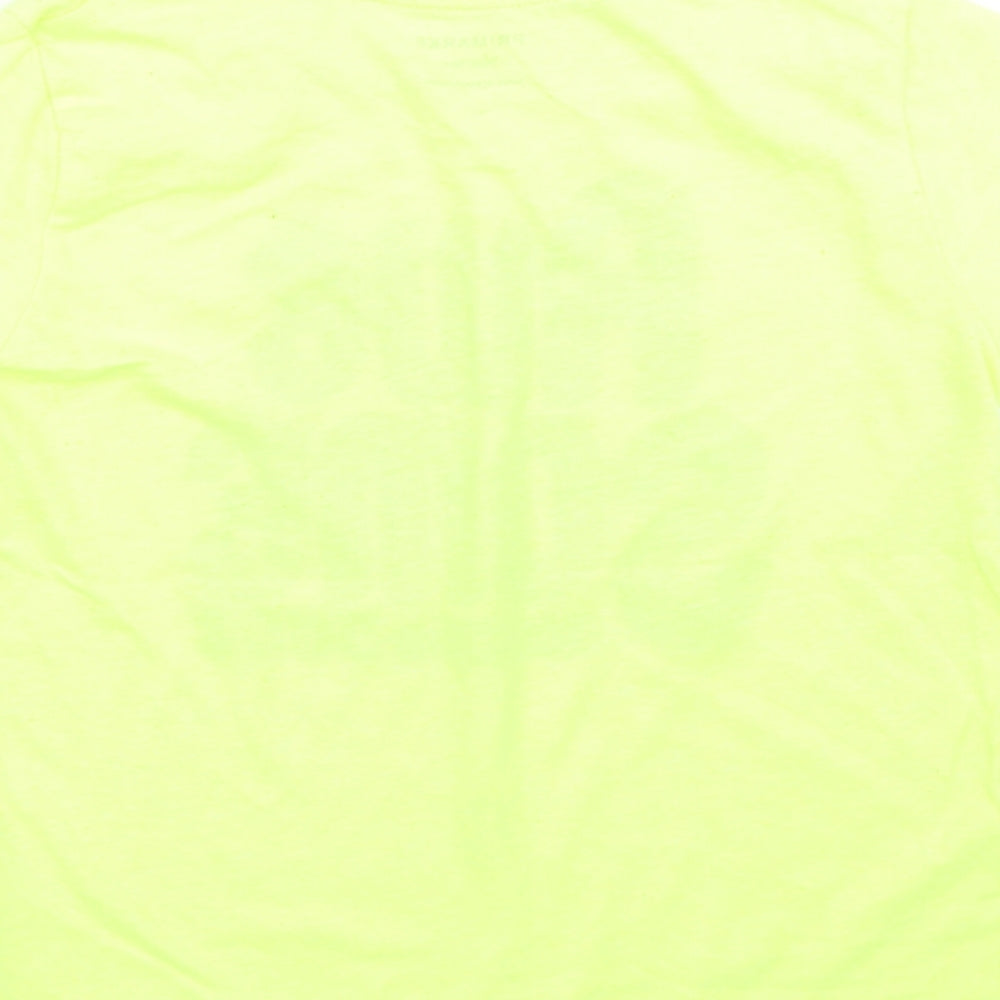 Primark Boys Yellow   Basic T-Shirt Size 3-4 Years