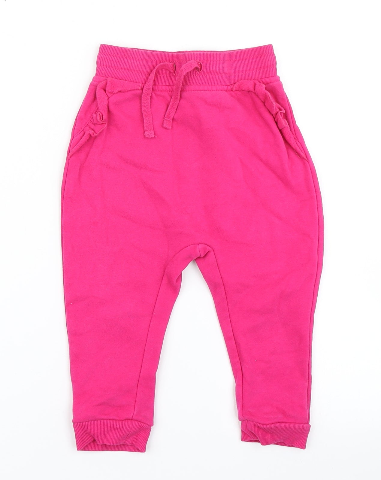 George Girls Pink   Jogger Trousers Size 18-24 Months