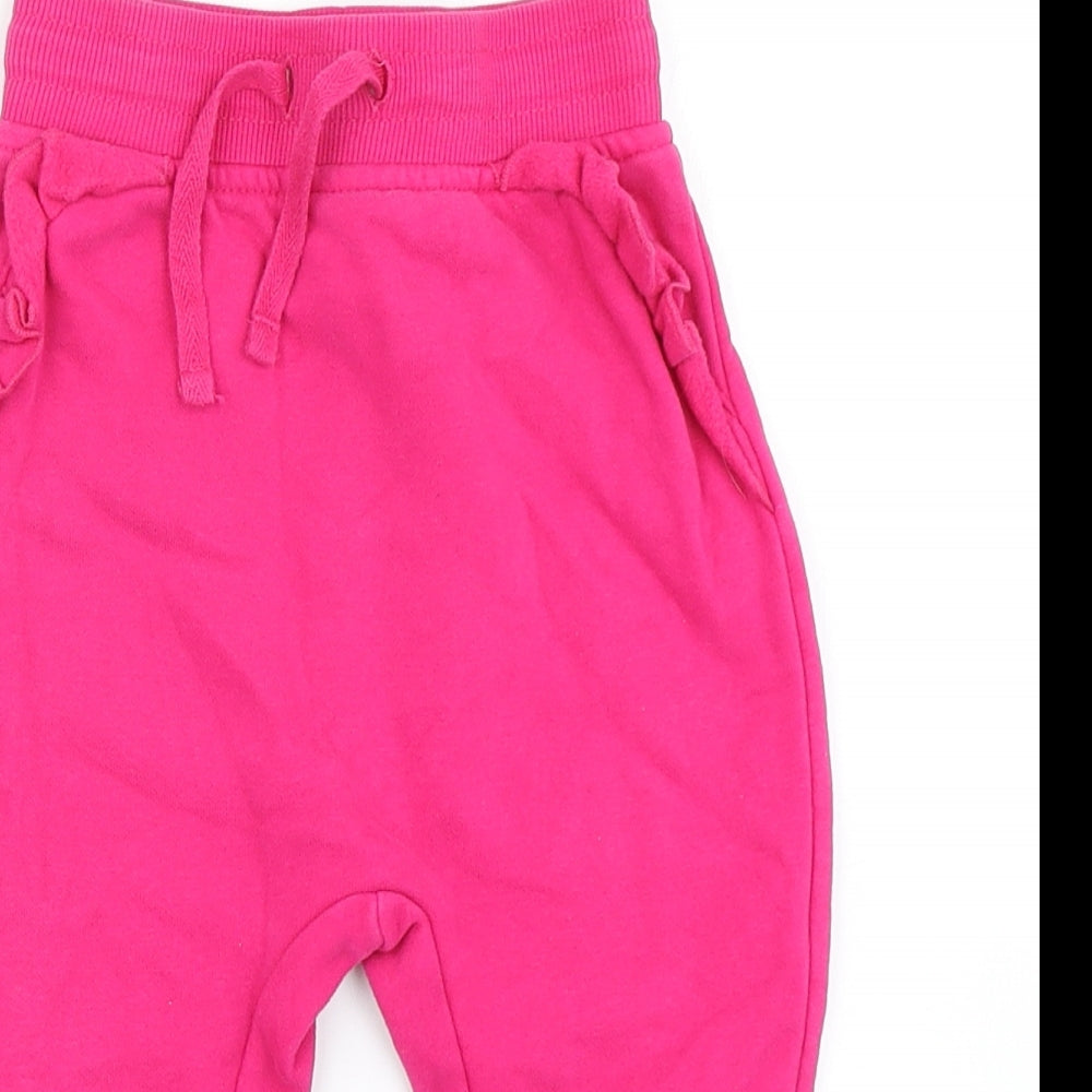 George Girls Pink   Jogger Trousers Size 18-24 Months