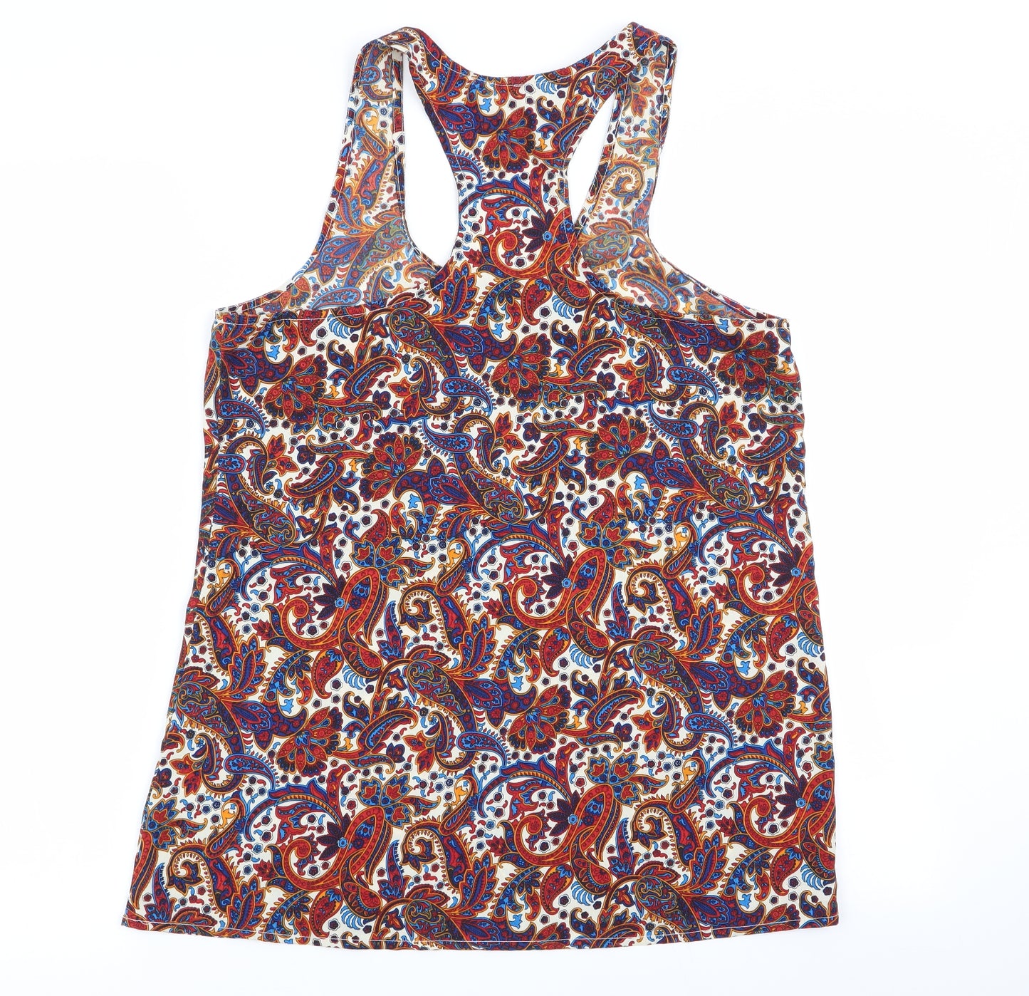 influence Womens Multicoloured Geometric  Basic Blouse Size 8