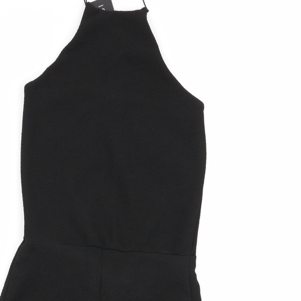I SAW IT FIRST Womens Black   Playsuit One-Piece Size 6