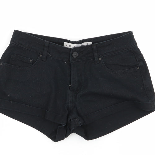 denim and co Womens Black   Hot Pants Shorts Size 8