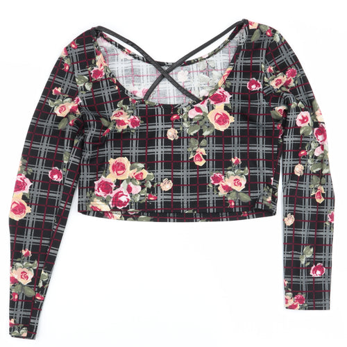 urmoda Womens Multicoloured Floral  Basic T-Shirt Size S