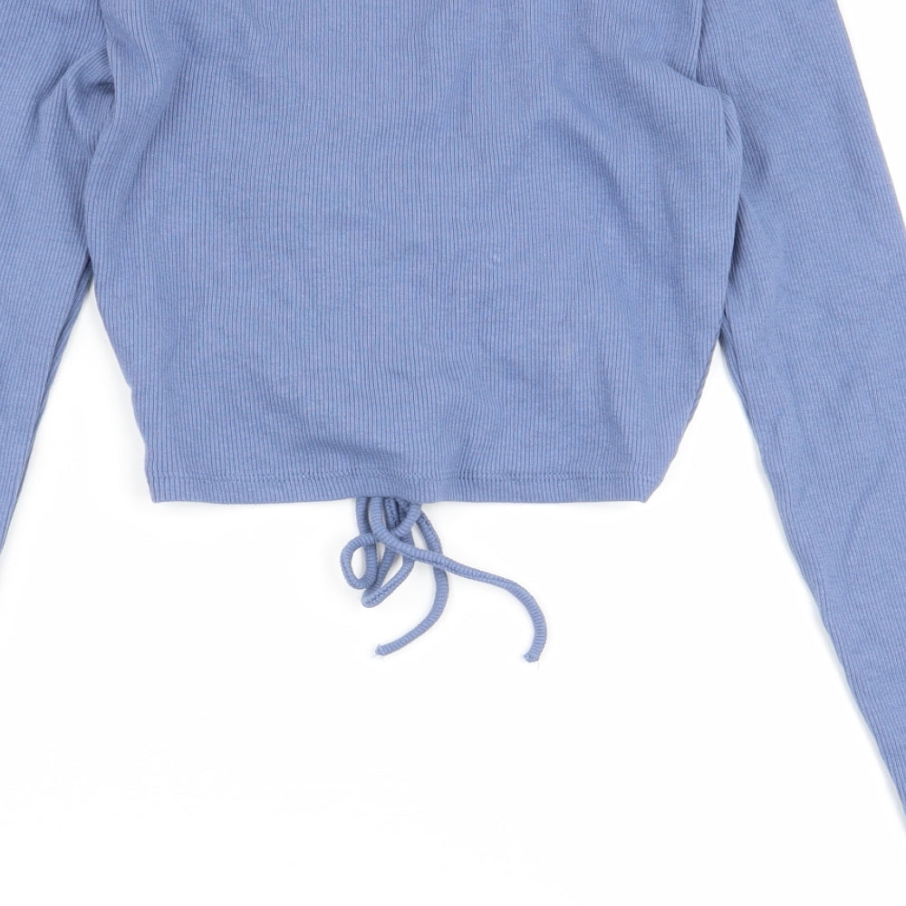 Zara Womens Blue   Basic T-Shirt Size 6