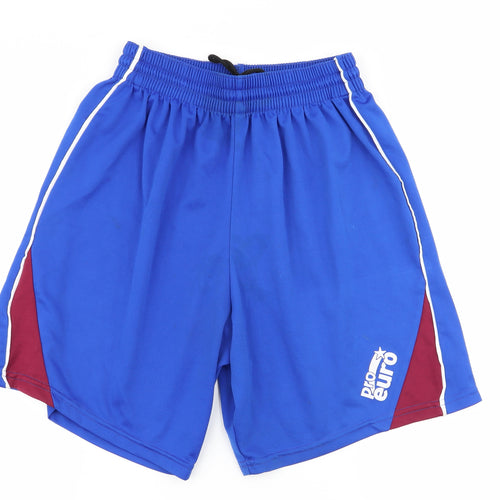 pro euro Mens Blue   Sweat Shorts Size M - Stretch waistband