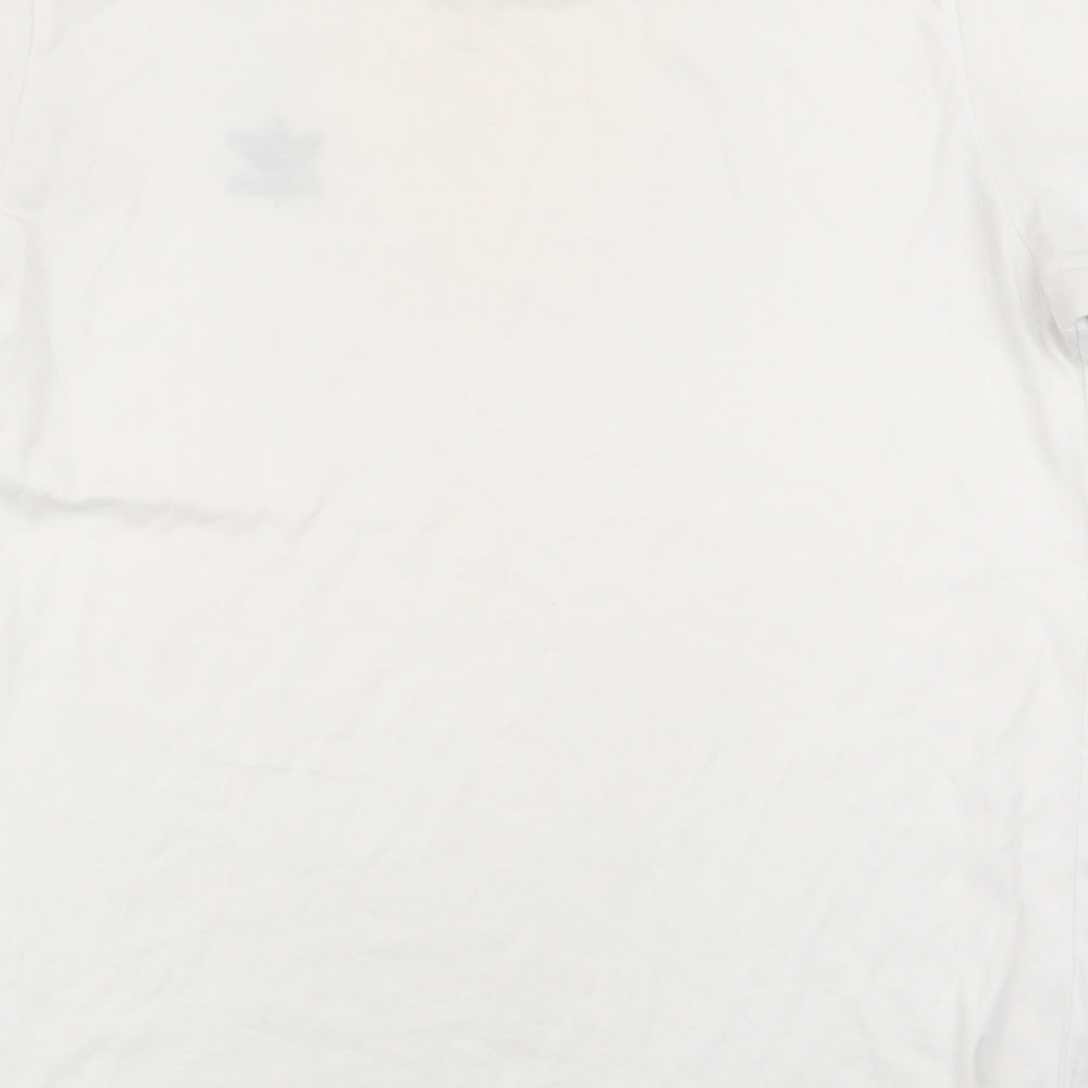 adidas Womens White   Basic T-Shirt Size 12