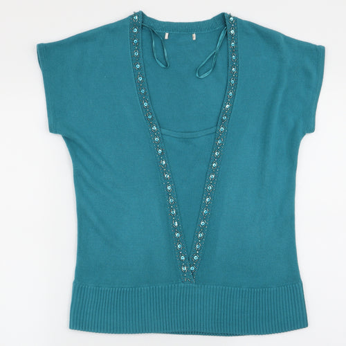 Asda George Womens Blue   Pullover Jumper Size 14