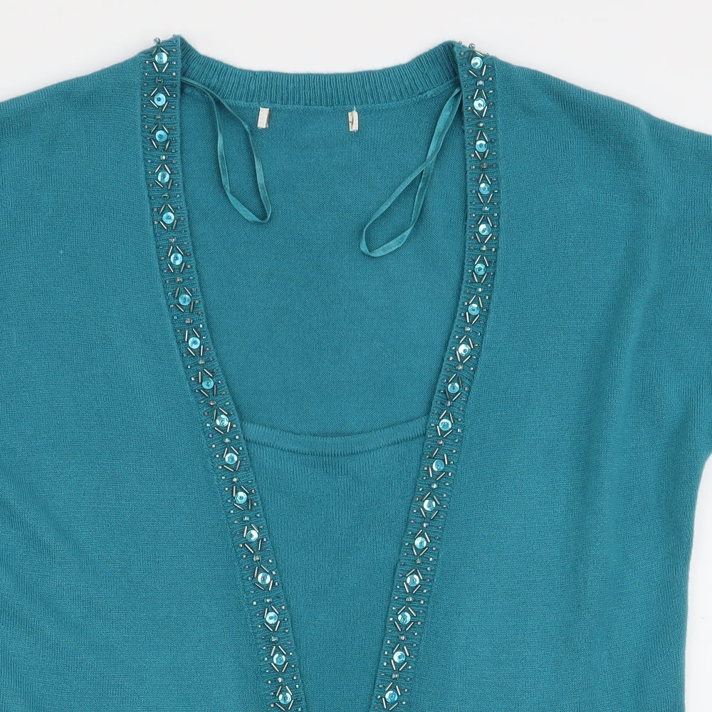Asda George Womens Blue   Pullover Jumper Size 14