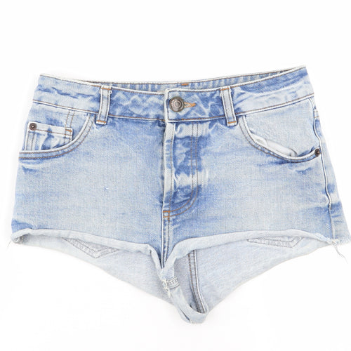 Topshop Womens Blue   Hot Pants Shorts Size 26 in