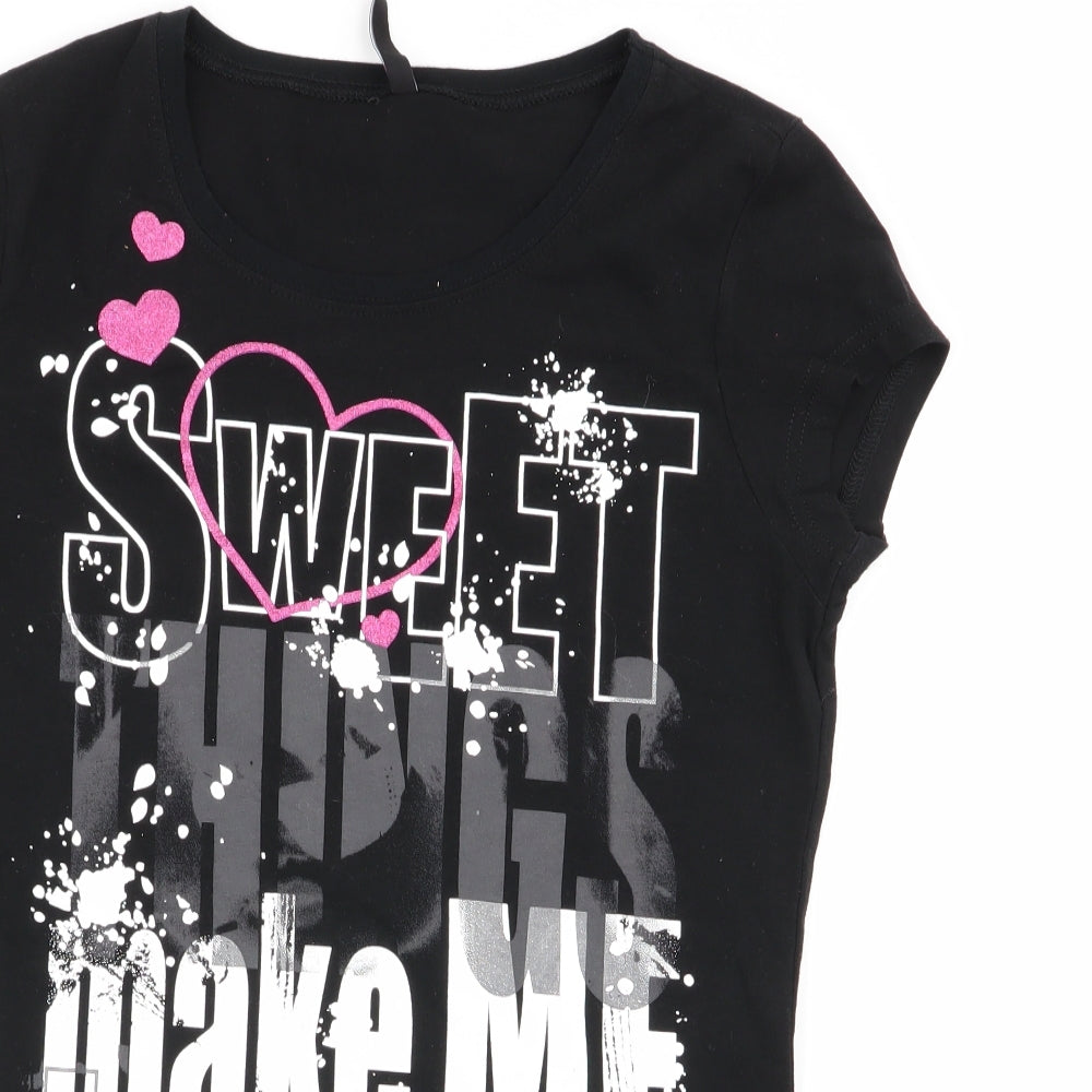 Fishbone Womens Black   Basic T-Shirt Size S