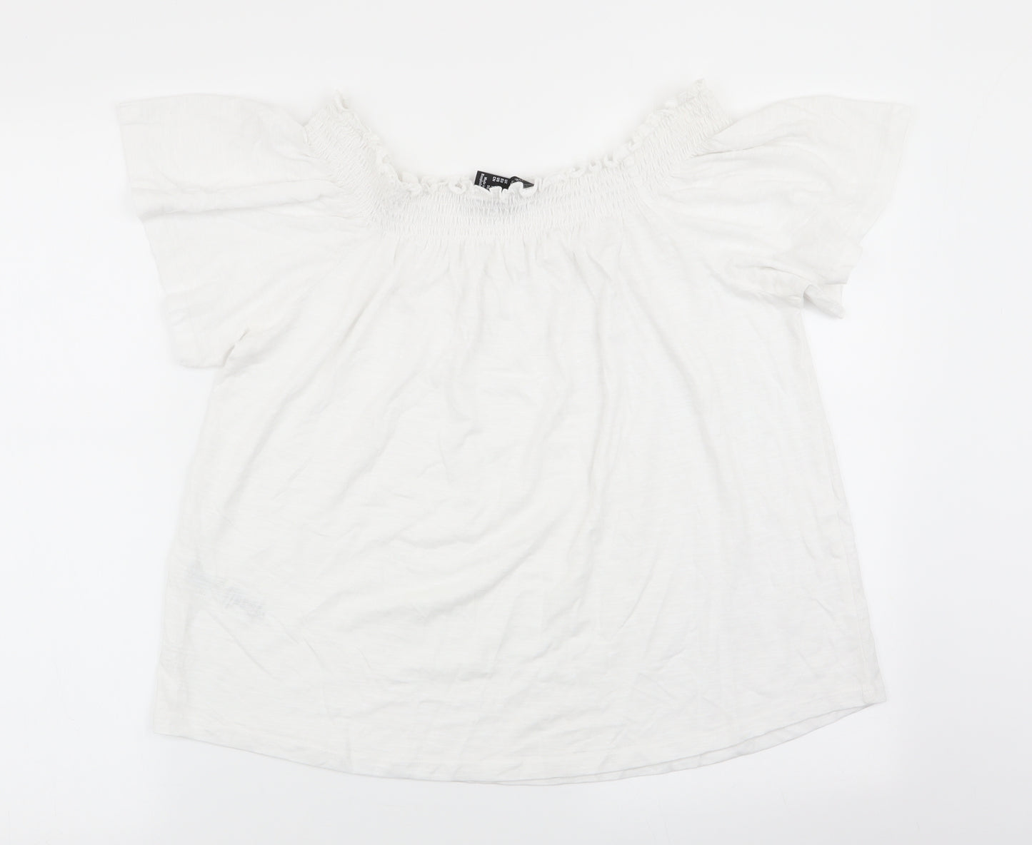 New Look Womens White   Basic Blouse Size 14