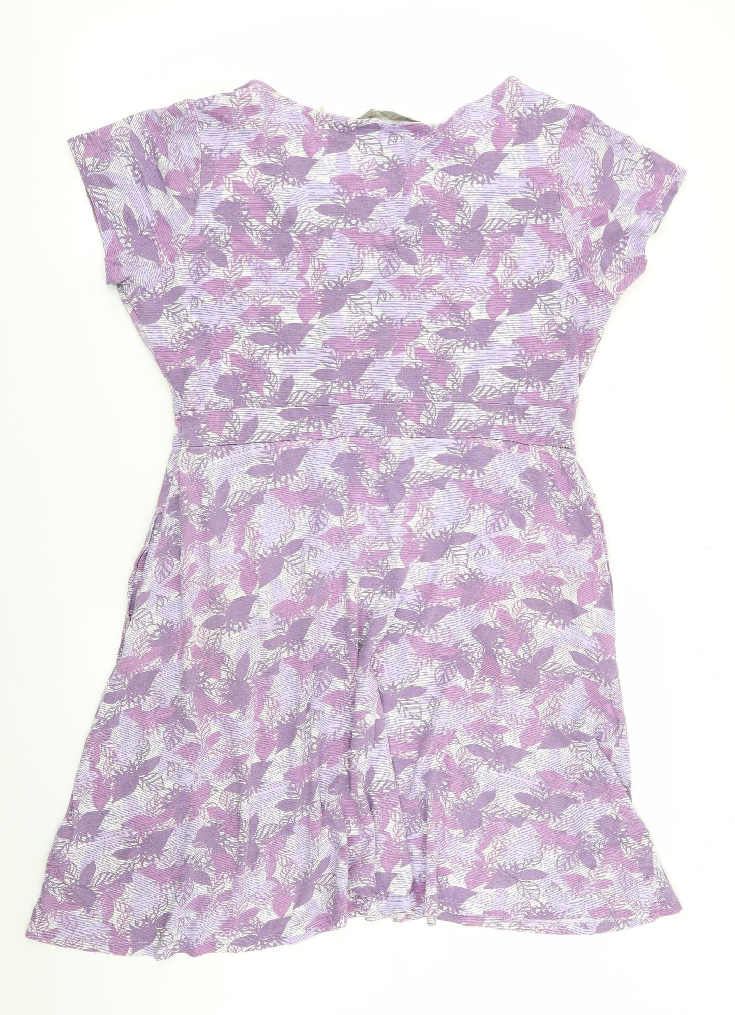 Mountain Warehouse Womens Purple Geometric  Fit & Flare  Size 14