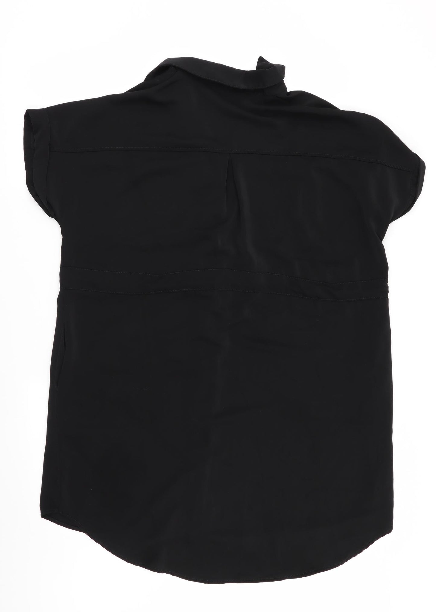 moocci Womens Black   Shirt Dress  Size L