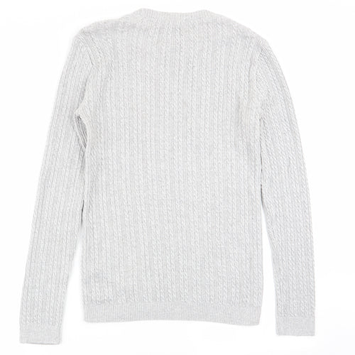 ASOS Mens Grey   Pullover Jumper Size S