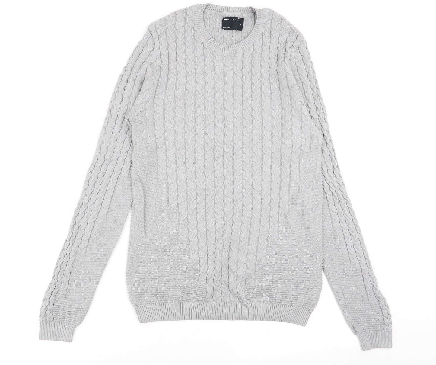 ASOS Mens Grey   Pullover Jumper Size S