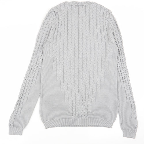ASOS Mens Grey   Pullover Jumper Size S