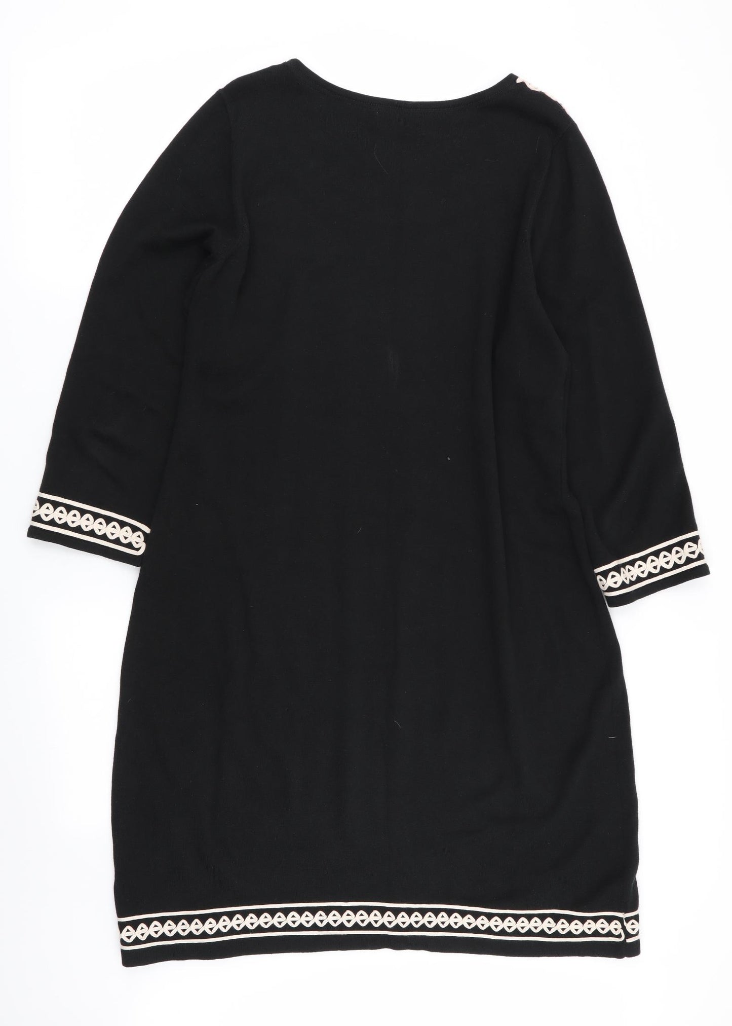 Monsoon Womens Black   Jumper Dress  Size L