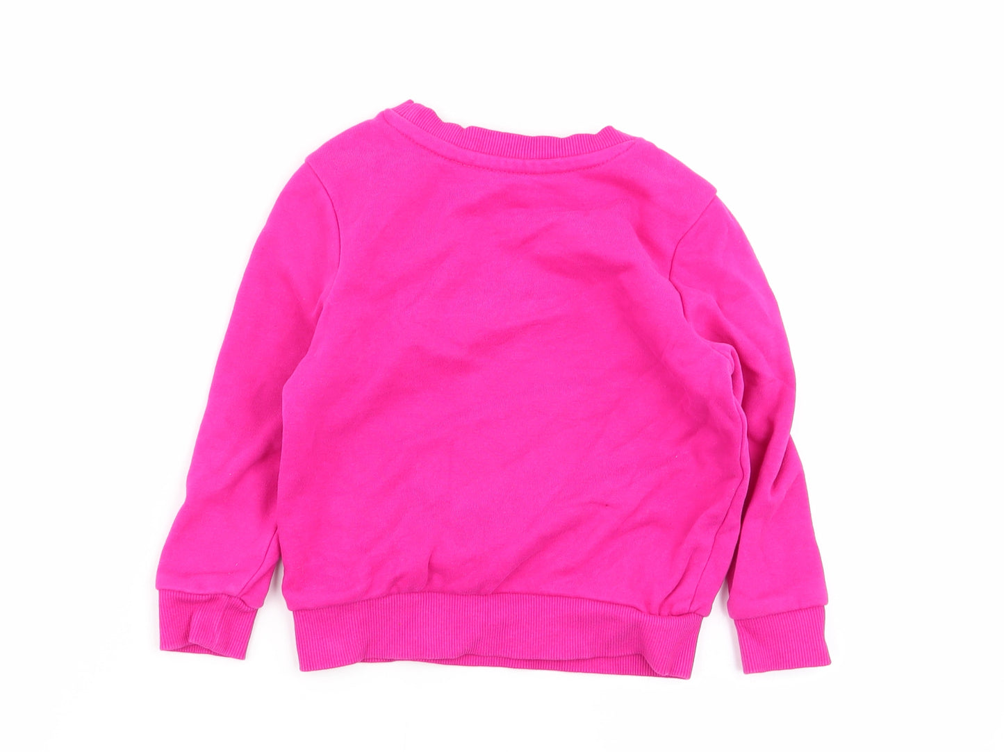 Asda George Girls Pink   Pullover Jumper Size 18-24 Months