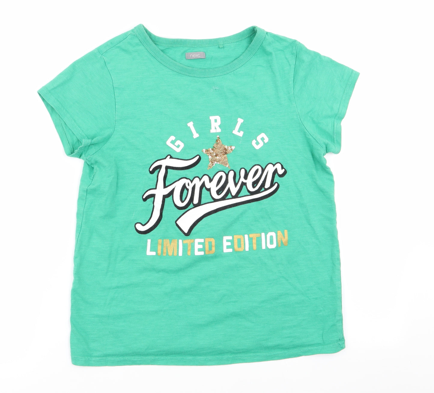 NEXT Girls Green   Basic T-Shirt Size 13 Years