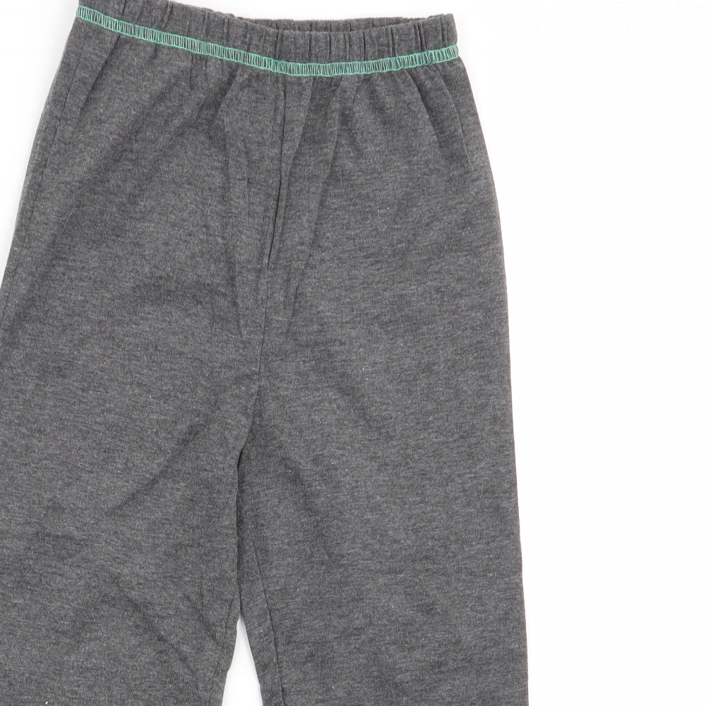 Primark Boys Grey Solid   Pyjama Pants Size 3-4 Years