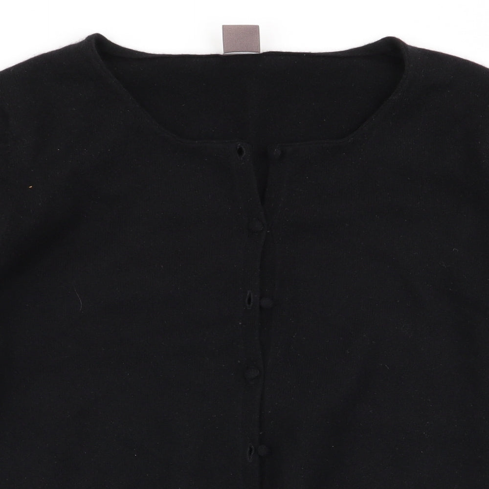 TU Womens Black   Cardigan Jumper Size 16