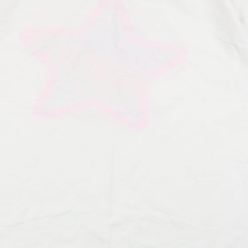 fruit the loom Womens White   Basic T-Shirt Size M