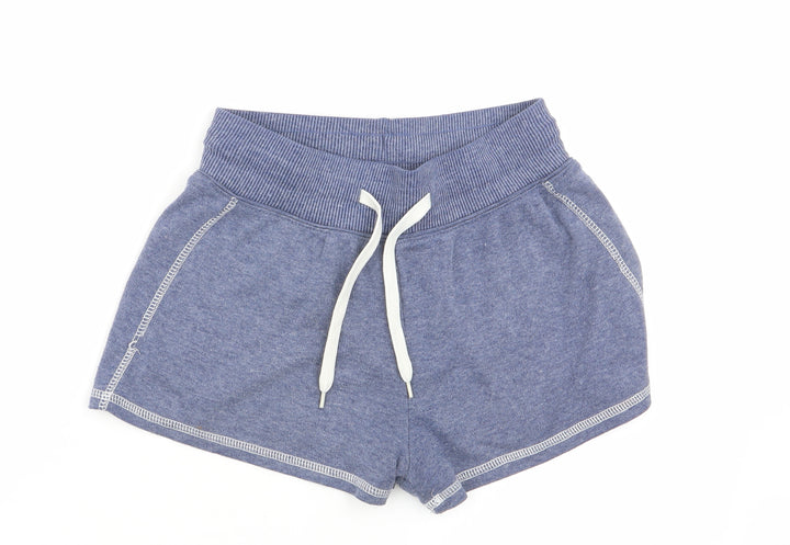Primark Womens Blue Sweat Shorts Size 6 - Stretch waistband