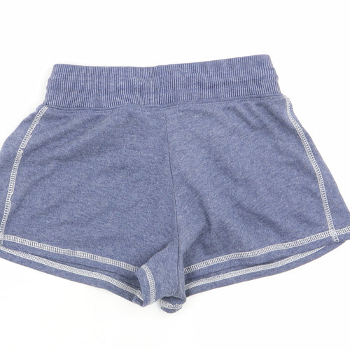 Primark Womens Blue   Sweat Shorts Size 6 - Stretch waistband