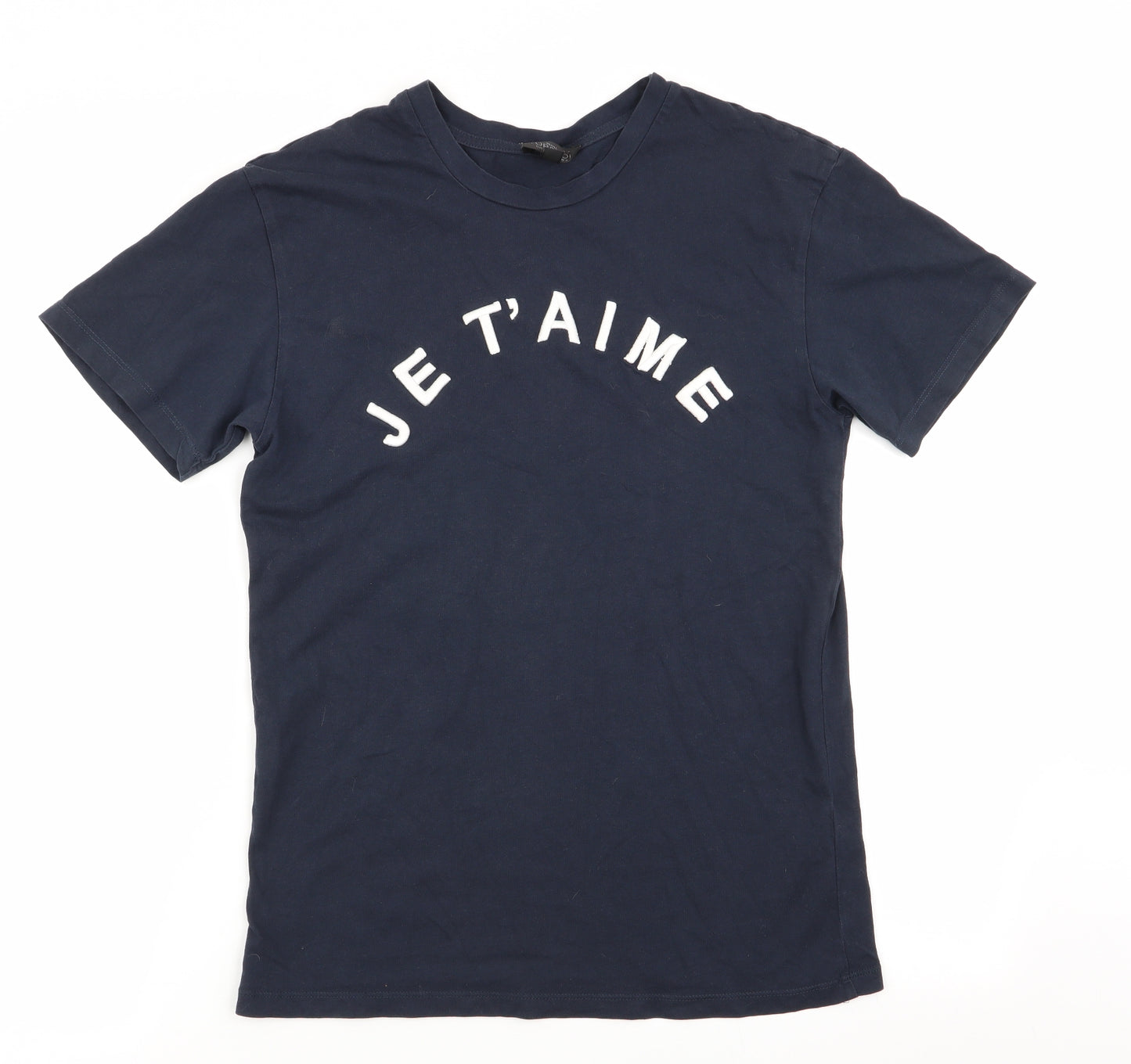 Topshop Womens Blue   Basic T-Shirt Size 8