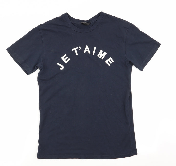 Topshop Womens Blue   Basic T-Shirt Size 8