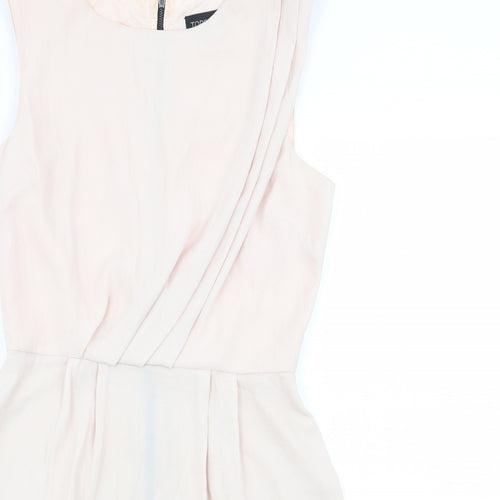 Topshop Womens Pink   Fit & Flare  Size 6