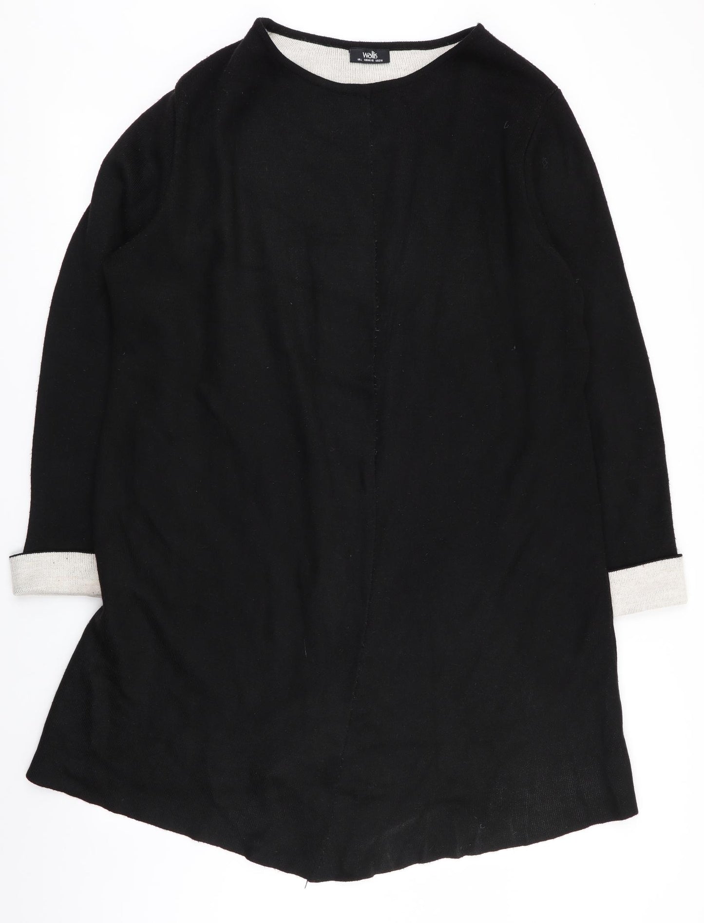 Wallis Womens Black   Cardigan Jumper Size L