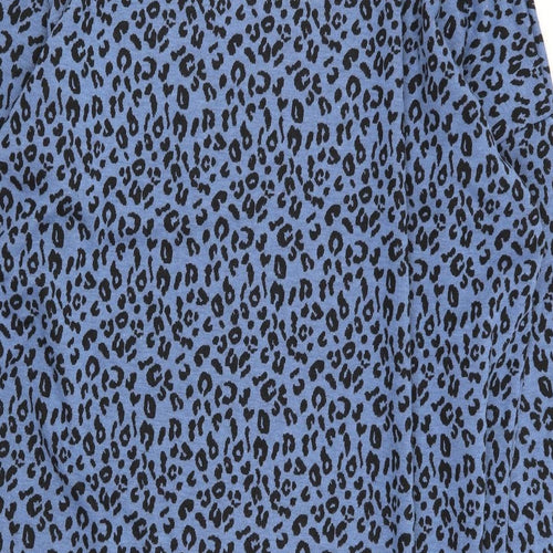 Papaya Womens Blue Animal Print  Fit & Flare  Size 14