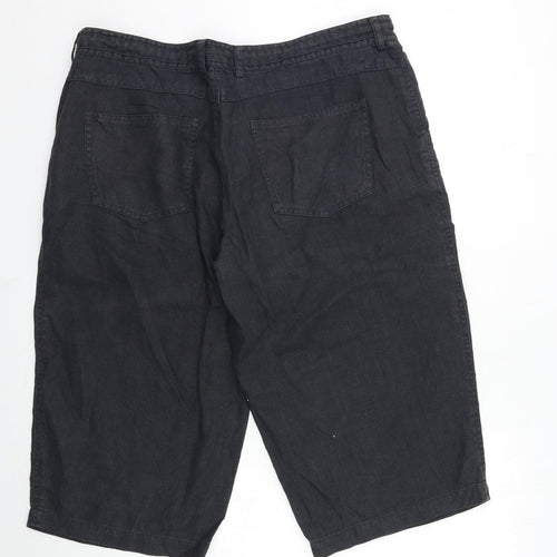 John Lewis Mens Blue   Cropped Trousers Size 40 in L20 in