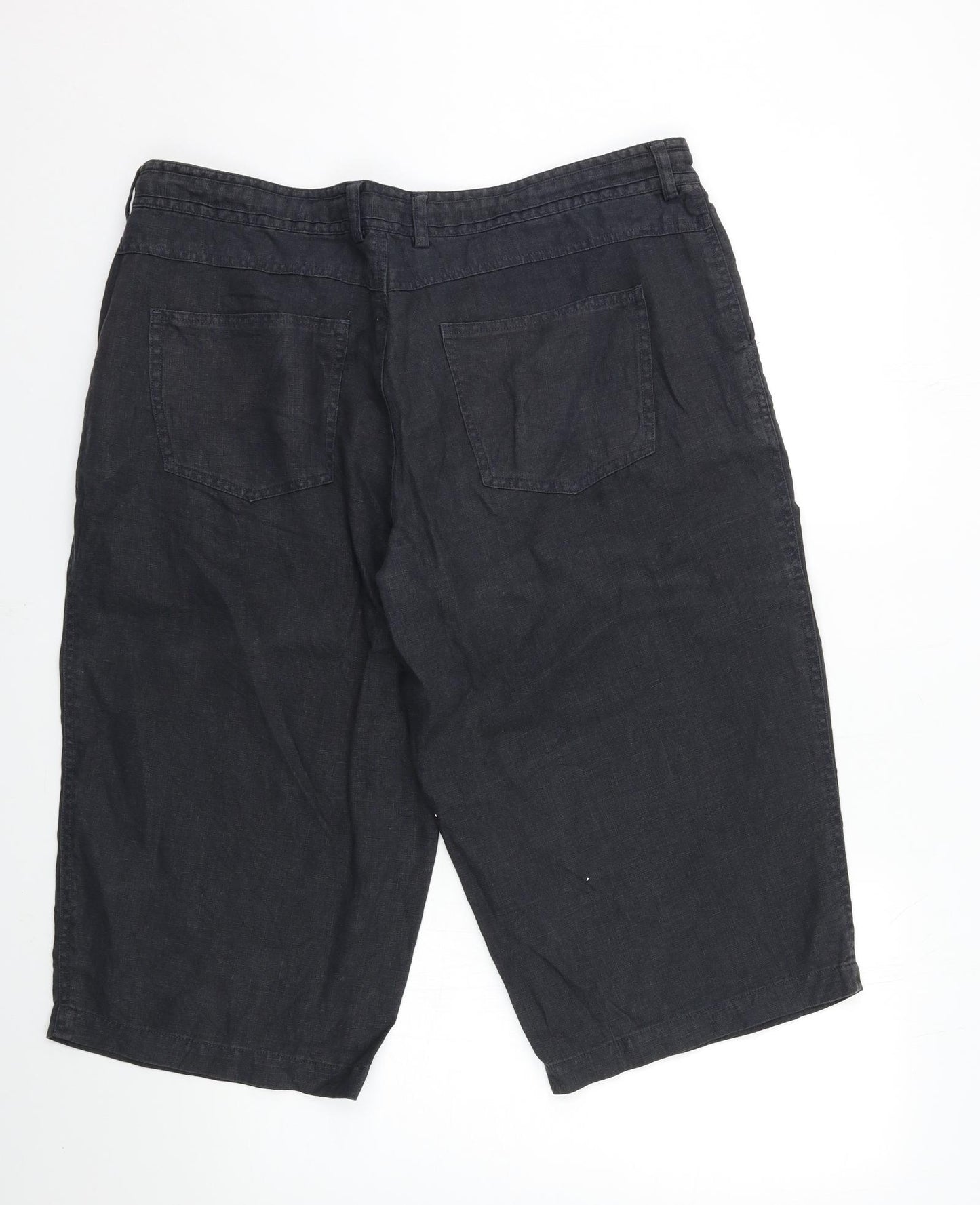 John Lewis Mens Blue   Cropped Trousers Size 40 in L20 in