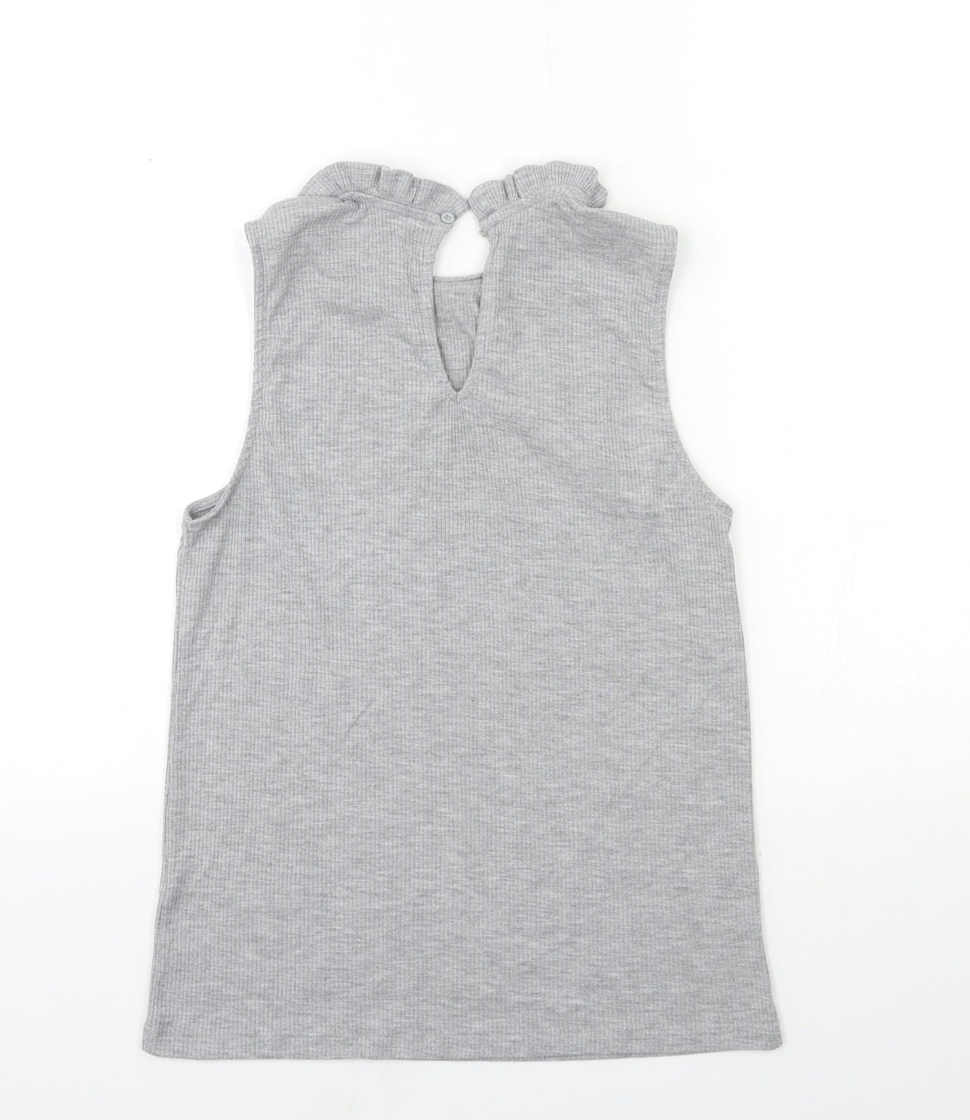 Pieces Womens Grey   Basic Tank Size M