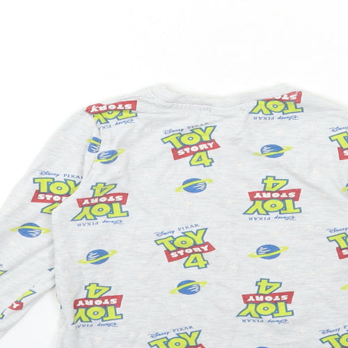 Toy story Boys Grey Geometric   Pyjama Top Size 3-4 Years