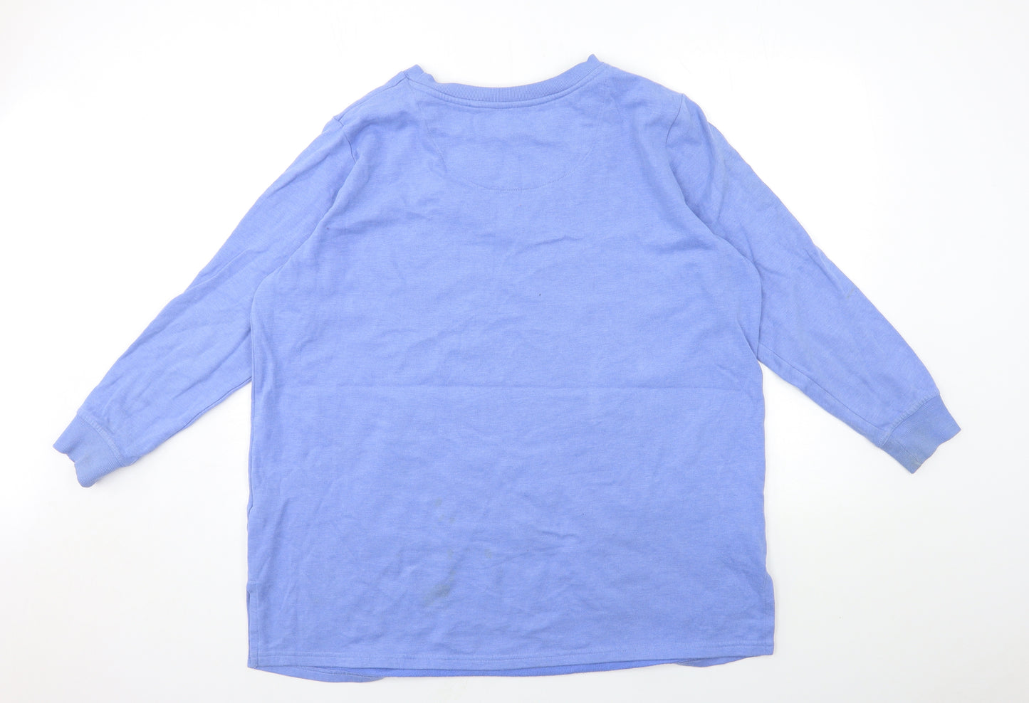capsule Womens Blue   Pullover Sweatshirt Size 20