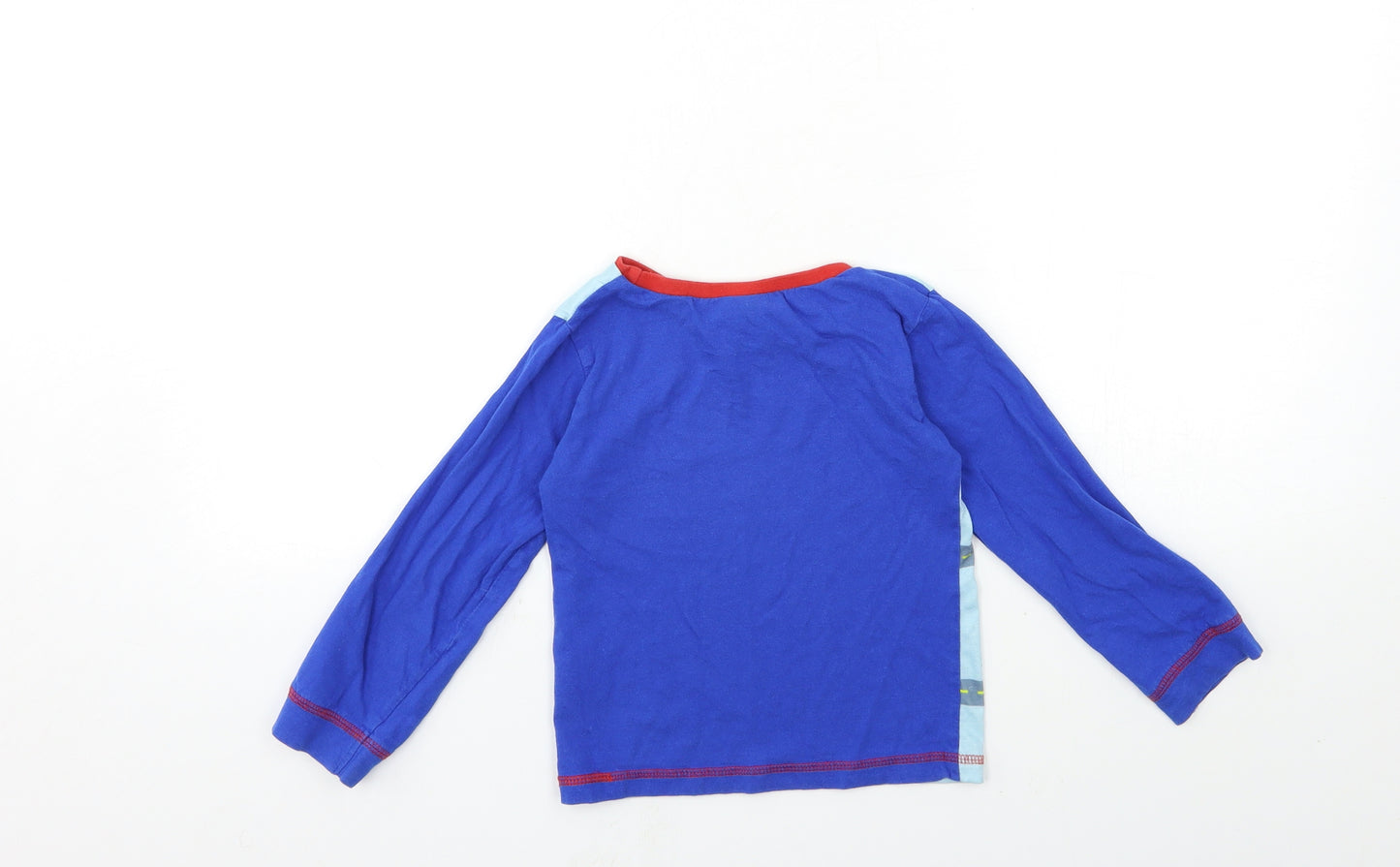Preworn Boys Blue    Pyjama Top Size 3-4 Years