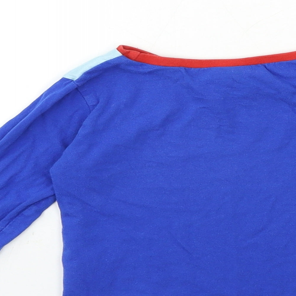 Preworn Boys Blue    Pyjama Top Size 3-4 Years