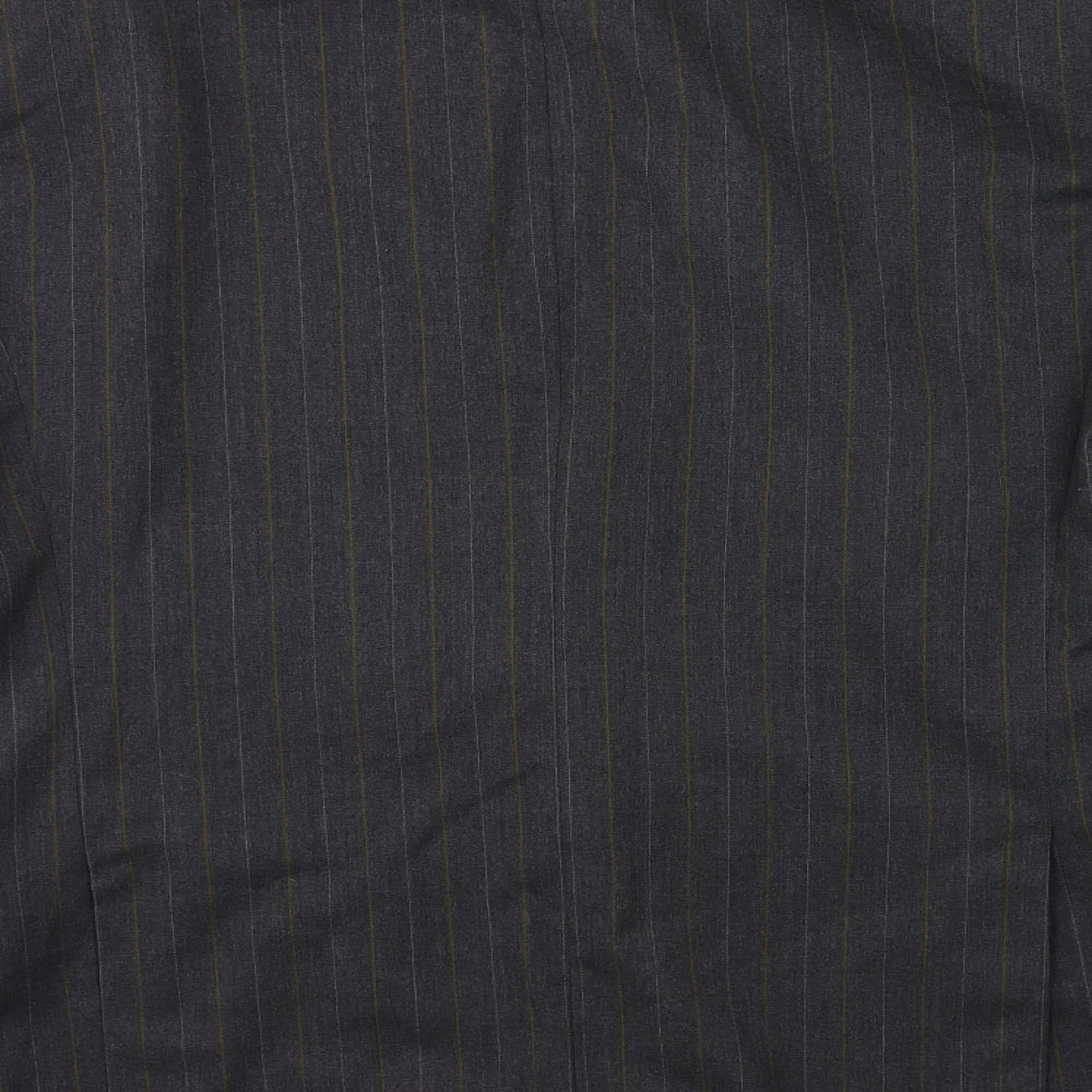 Austin Reed Mens Grey Striped  Jacket Suit Jacket Size 42