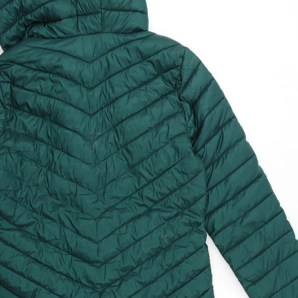 NEXT Womens Green   Puffer Jacket Coat Size 12