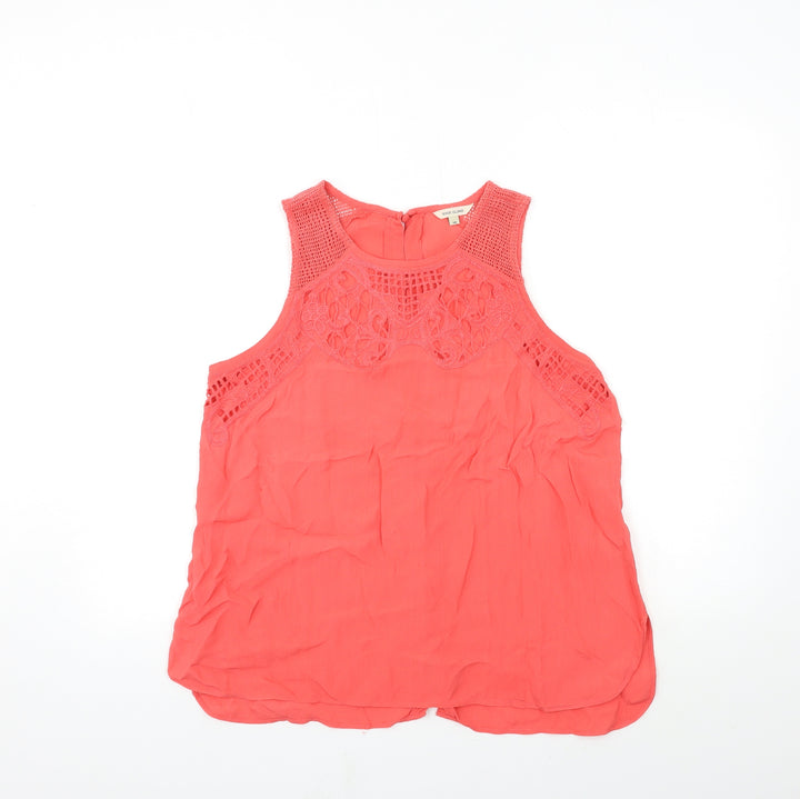 River Island Womens Pink   Basic Tank Size 10