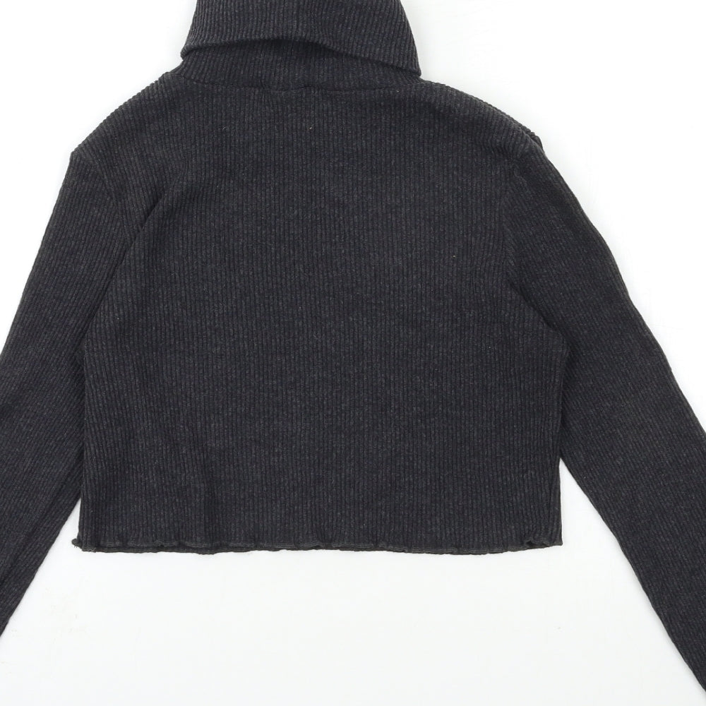 Pacific Republic Womens Grey   Basic T-Shirt Size M