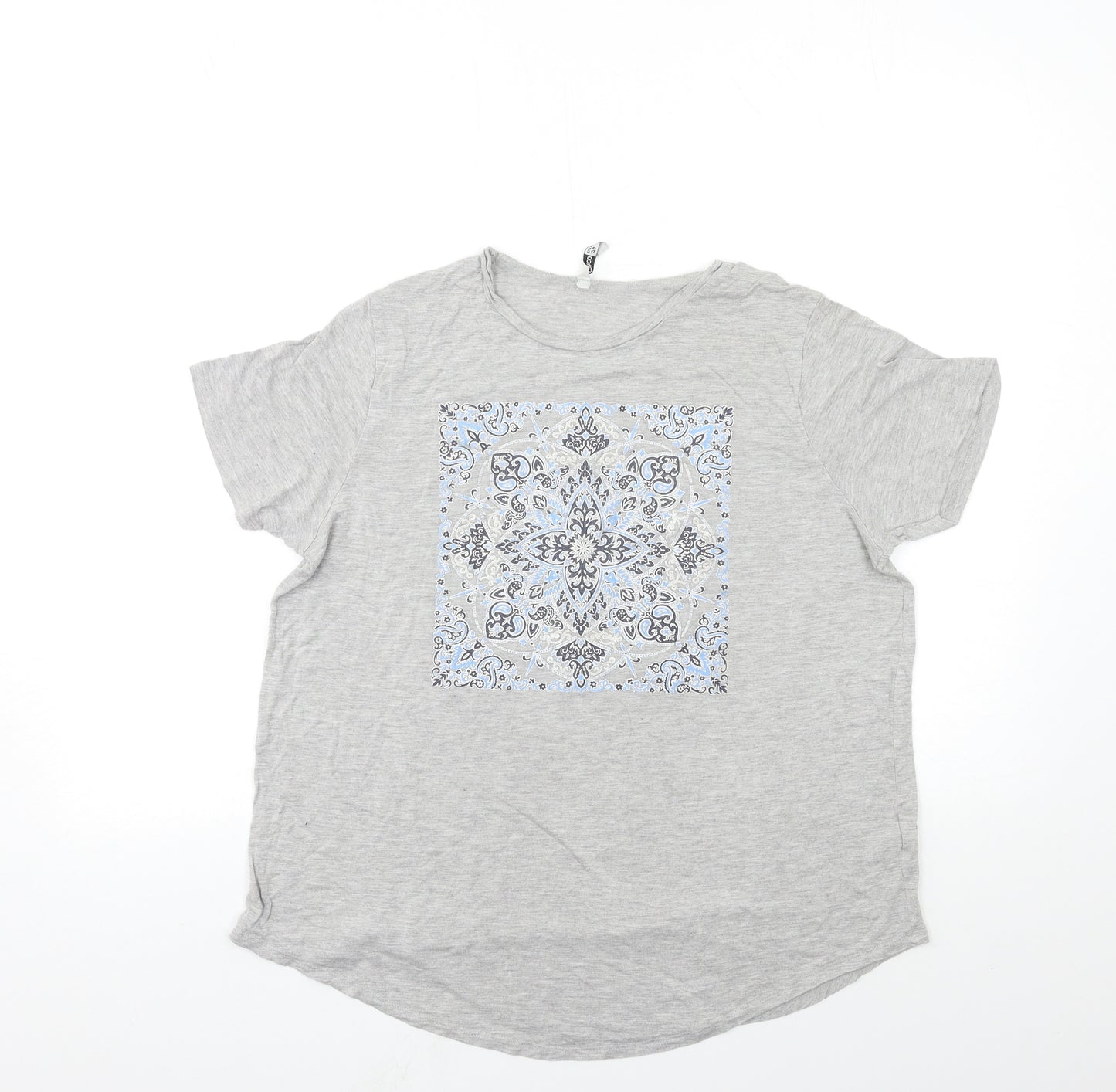 PEP&Co Womens Grey   Basic T-Shirt Size 20