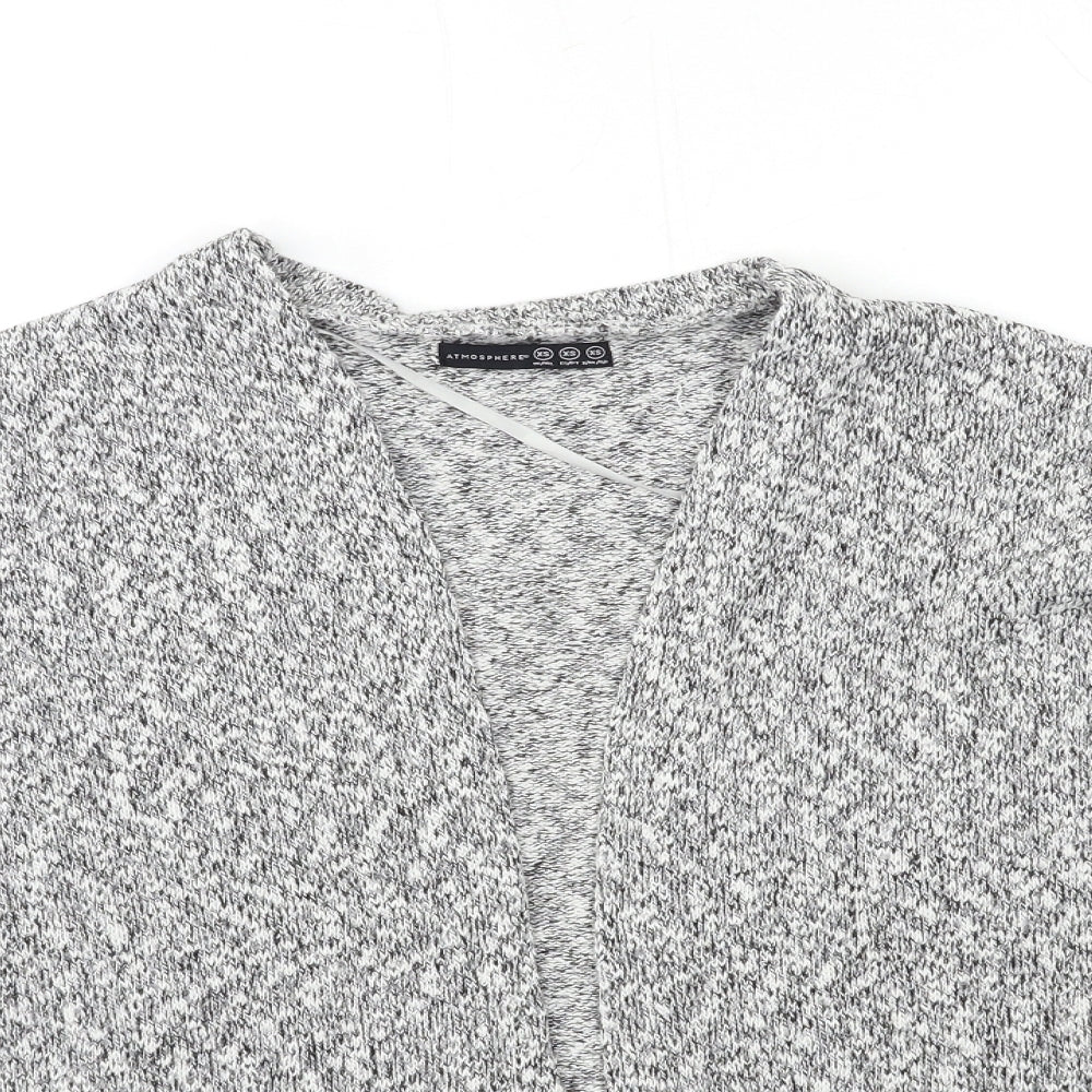 Atmosphere Womens Grey  Knit Cardigan Jumper Size XS