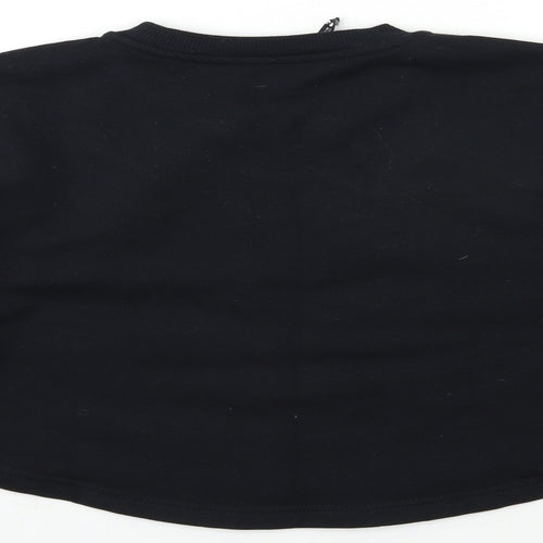 Zara Womens Black   Pullover Sweatshirt Size S