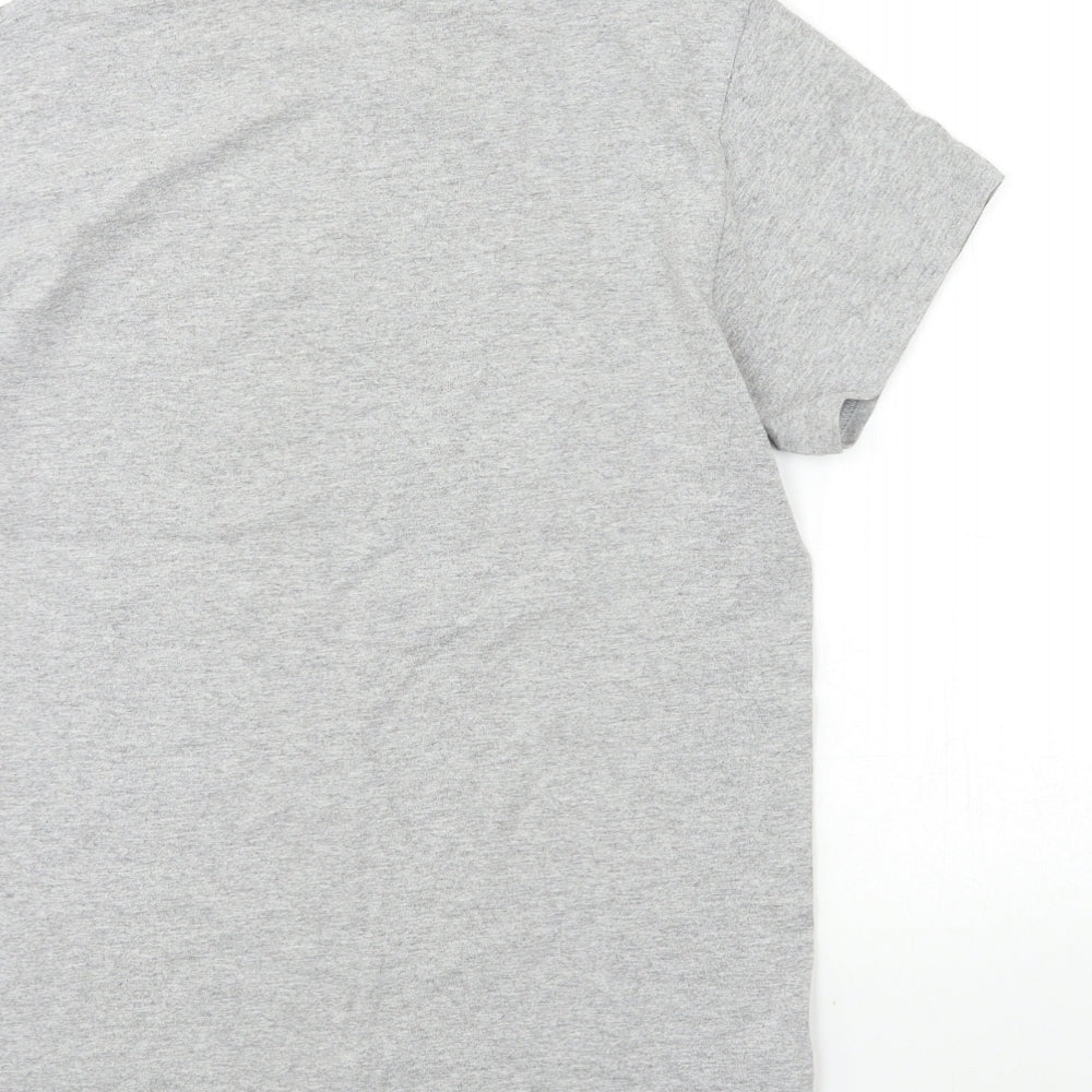 Gildan Womens Grey   Basic T-Shirt Size S  - NASA